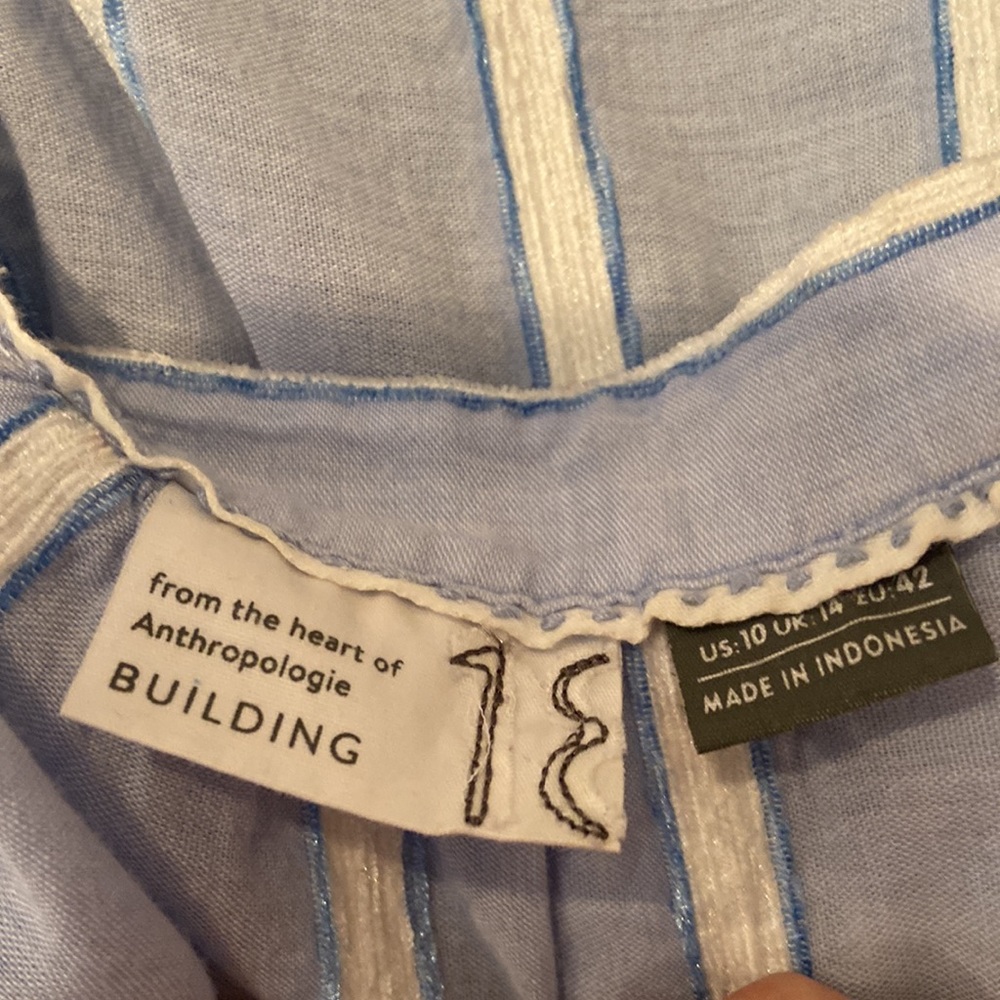 Anthropologie Building 18 Striped South Seas Tunic - Picture 3 of 5